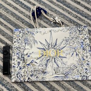 DIOR Blue & White Floral Gift Bag